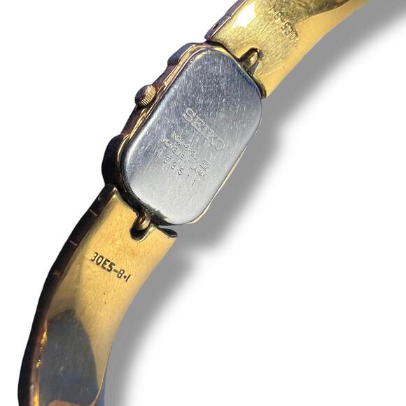 Seiko Women’s Watch Lot – 4205-0160 (Automatic) & 1N00-6R90 (Quartz) – Gold Tone - Picture 4 of 11